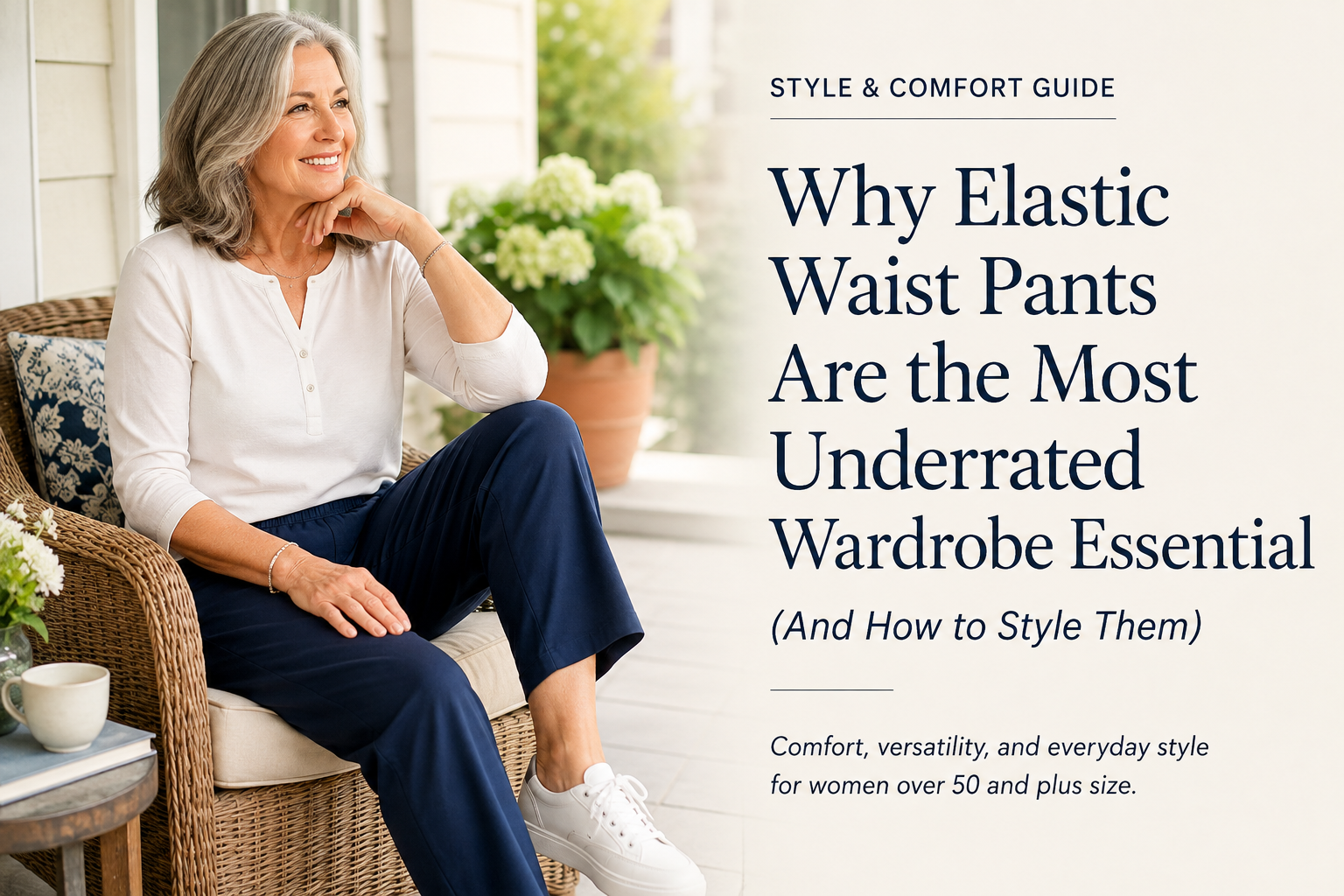 Why Elastic Waist Pants Are the Most Underrated Wardrobe Essential (And How to Style Them)