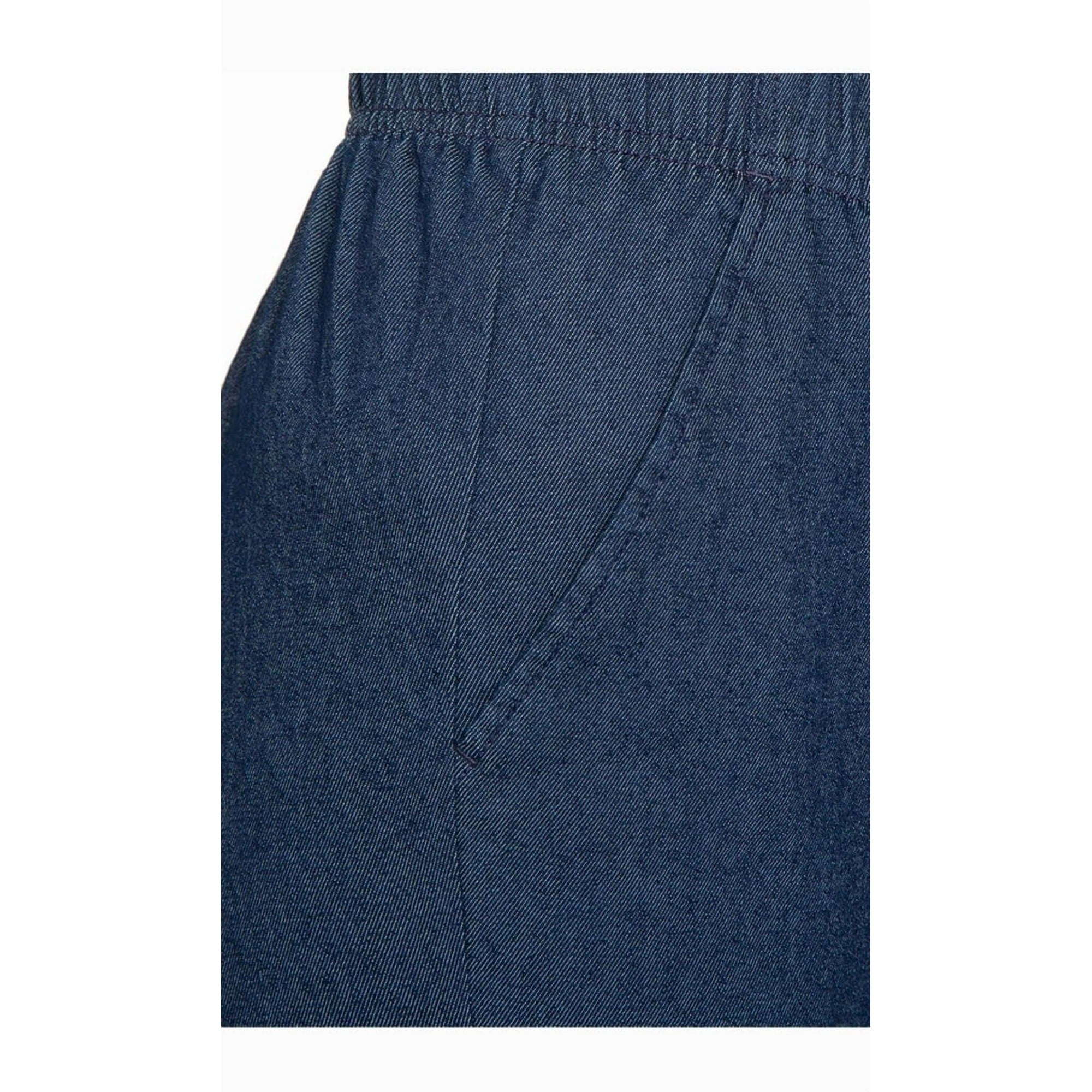 Women's Elastic Waist Pull On Jeans in Denim & Twill - Soft & Lightweight with a bit Stretch 7