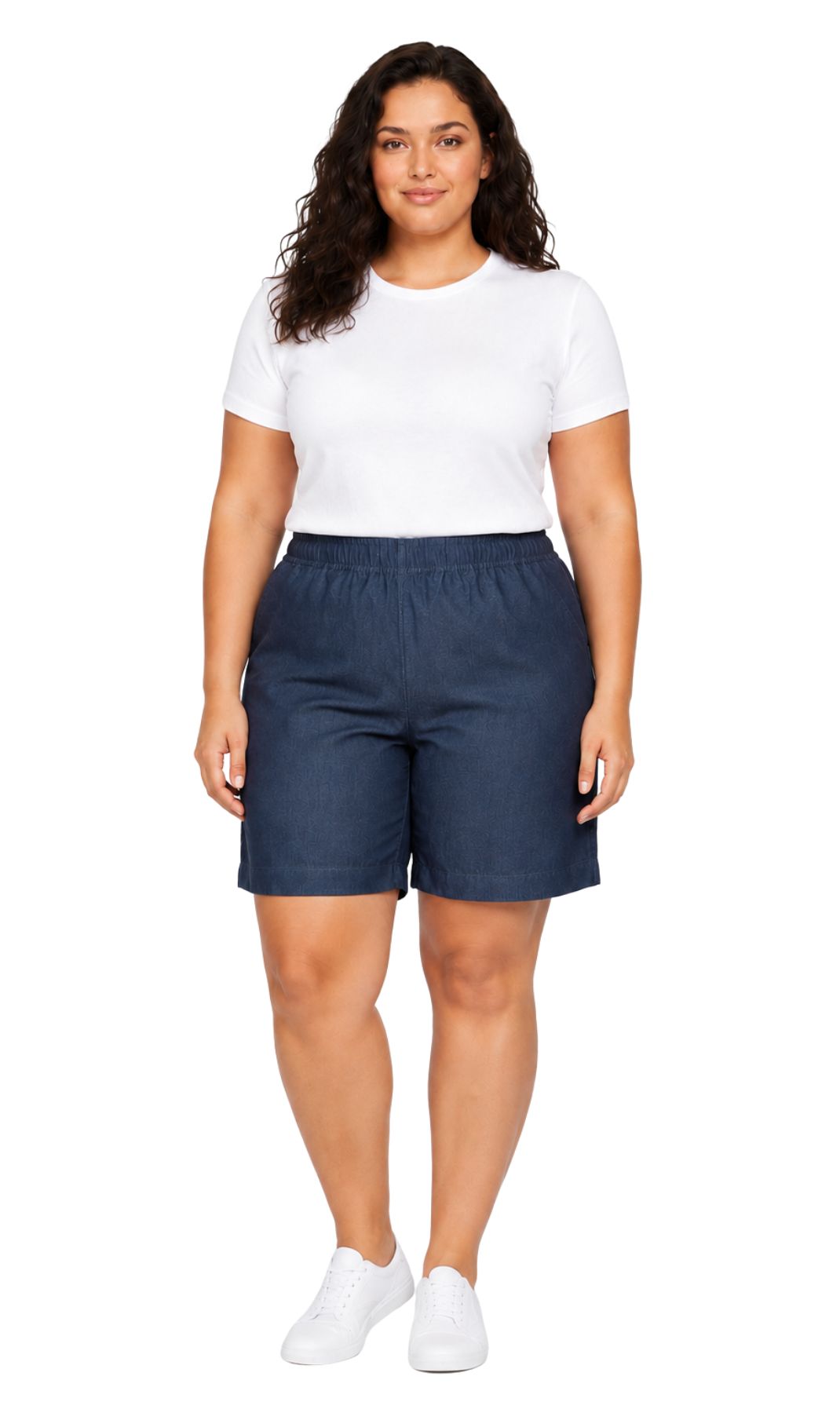 Women's Pull-On Denim and Twill Shorts — Stretch Waist No Zipper 5