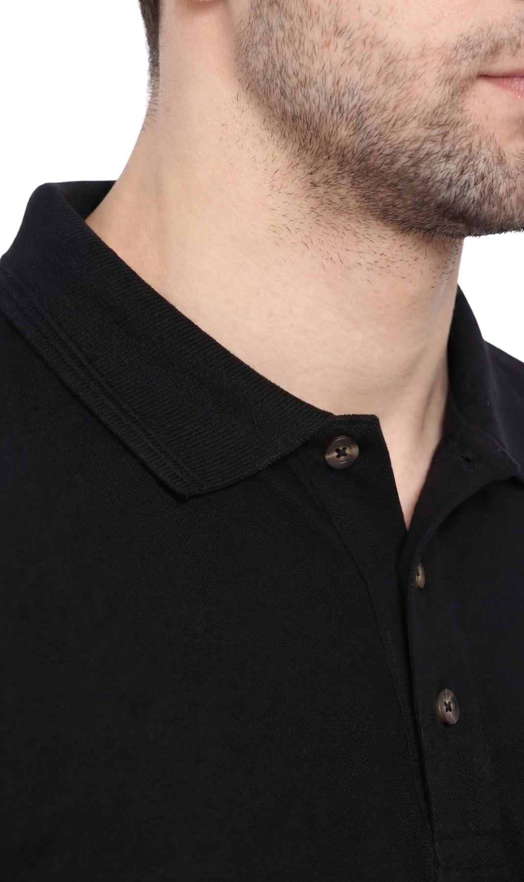 Men's Short Sleeve Pique Polo Shirt in Cotton Blend with Front Pocket 13