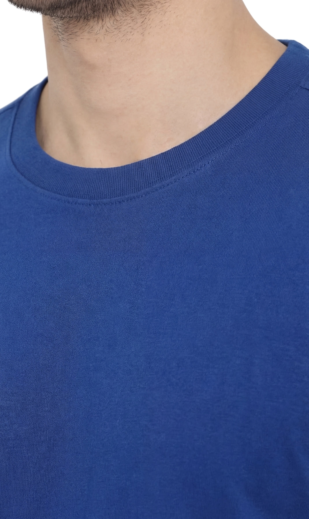 Men's Heavyweight Short Sleeve Crew Neck T-Shirt — Relaxed Fit Solid Color 22