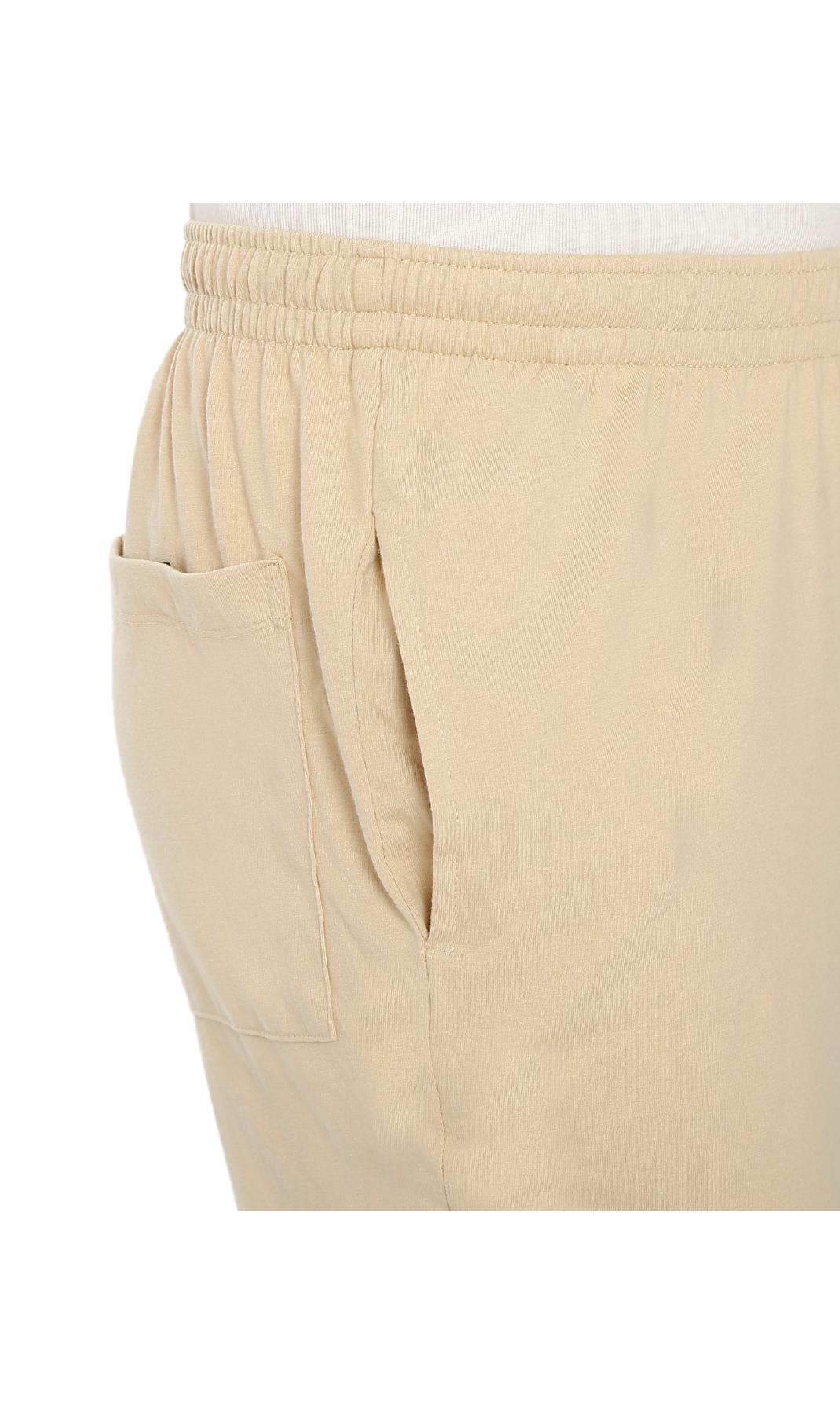 Mens Pull On Elastic Waist Knit Pants - Relaxed Dressing for Comfort 37