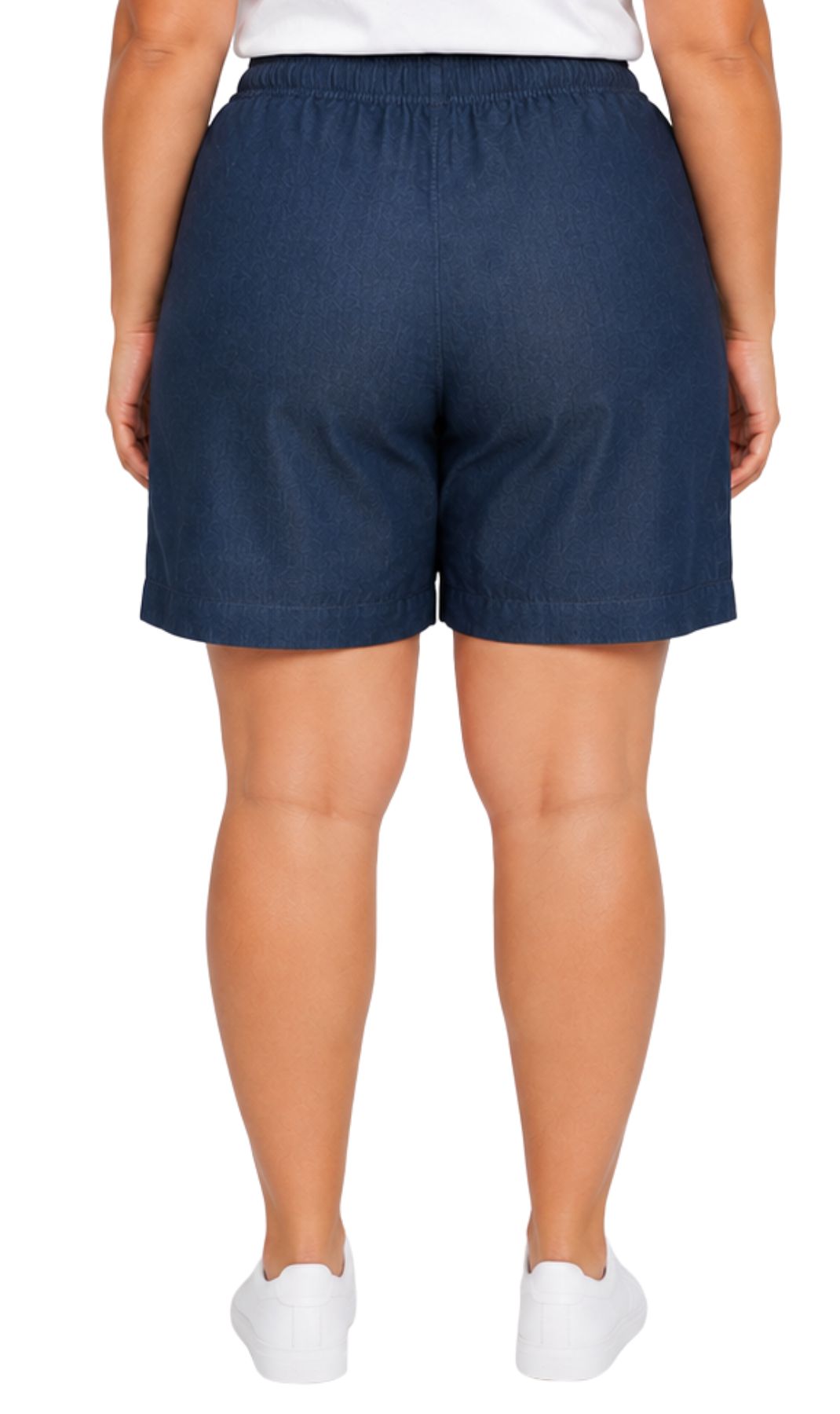 Women's Pull-On Denim and Twill Shorts — Stretch Waist No Zipper 2