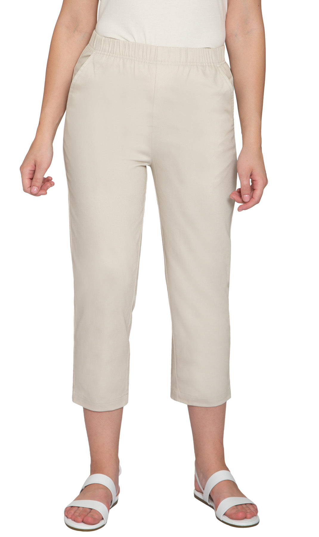 Women's Lightweight Stretch Denim Capri Pants – Comfortable Everyday Fit 69