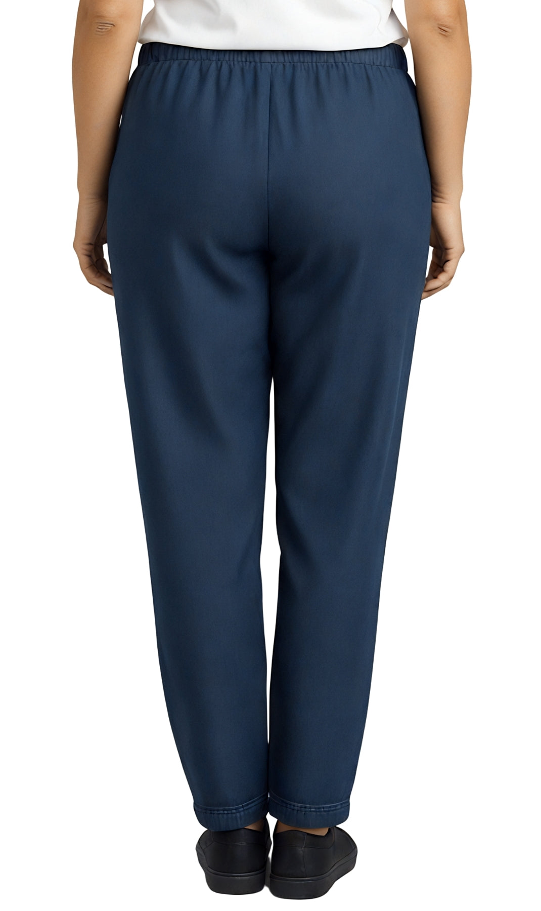 Women’s Lightweight Pull-On Denim Jeans with Elastic Waist – Relaxed Fit Stretch Jeans for Casual Everyday Wear