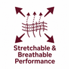 Stretchable & Breathable Comfort