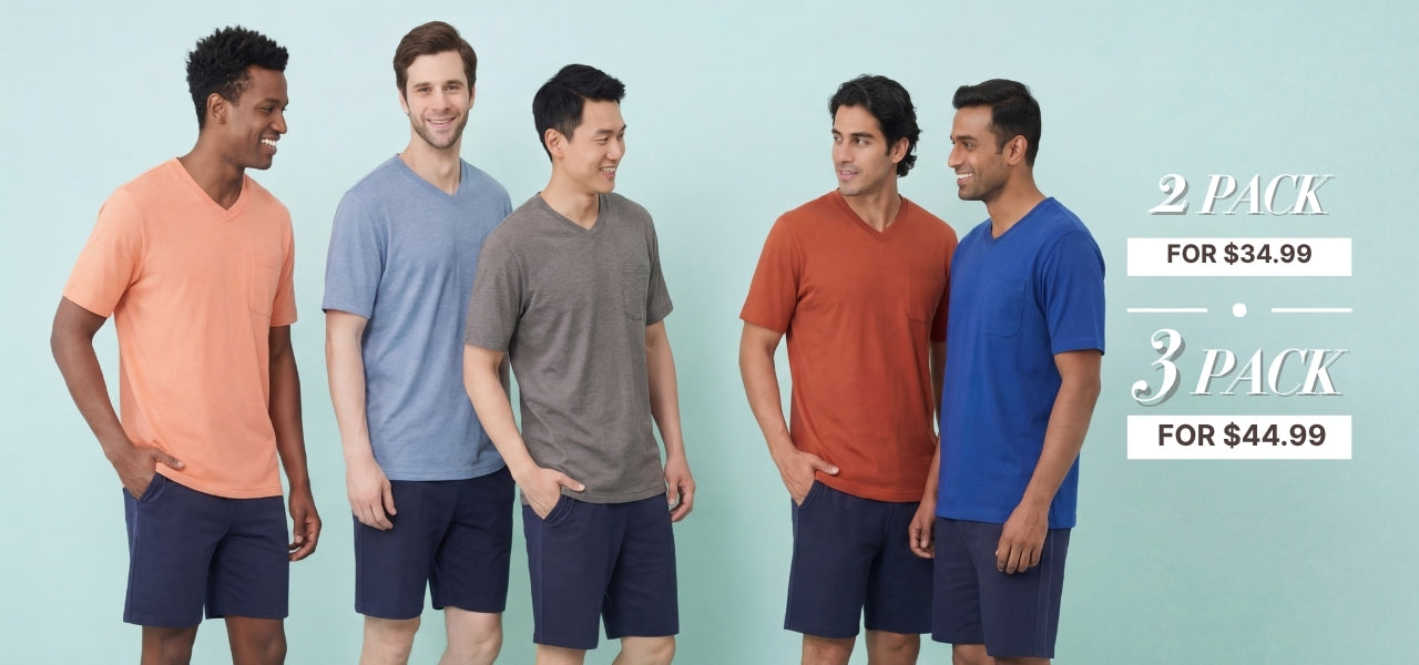 Turtle Bay New York Mens_V-Neck_T-Shirt  multipacks combo pack