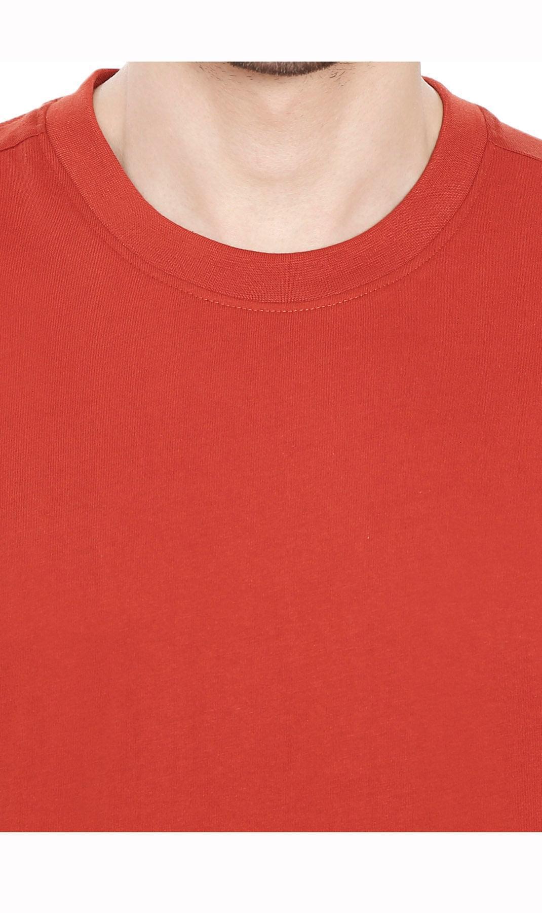 Men's Crew Neck Tee Shirt ÔÇô Essential Short Sleeve Tee For Everyday Redwood -Neck - TURTLE BAY APPAREL