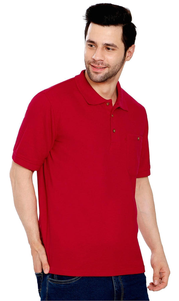 Mens Pique Knit Polo Shirts TURTLE BAY APPAREL